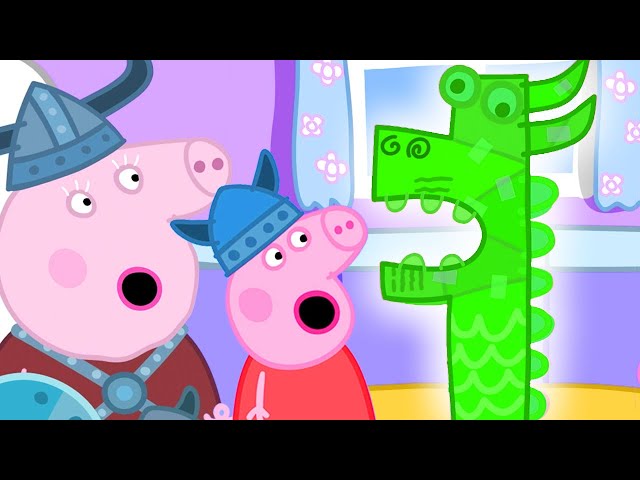 Peppa Pig Dresses Up as a Viking | Family Kids Cartoon