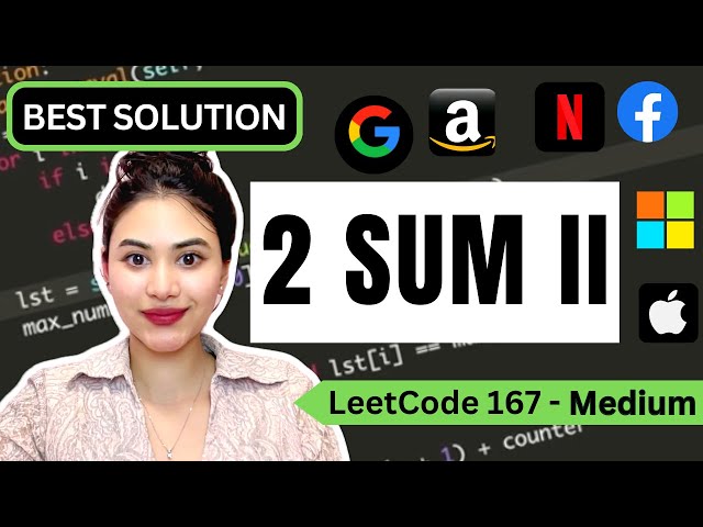 Two Sum II - LeetCode 167 - Python