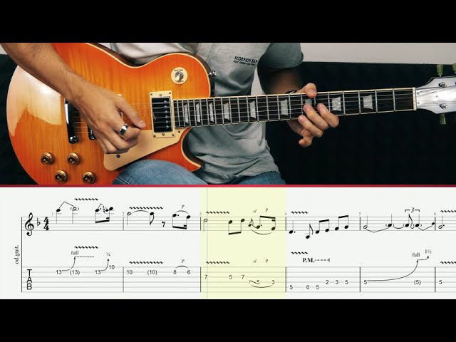 Gary Moore - Empty Rooms - Solo (Guitar Tutorial)