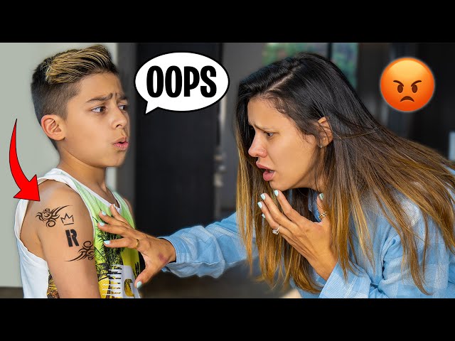 FERRAN Gets a TATTOO! MOM FREAKS OUT... | The Royalty Family