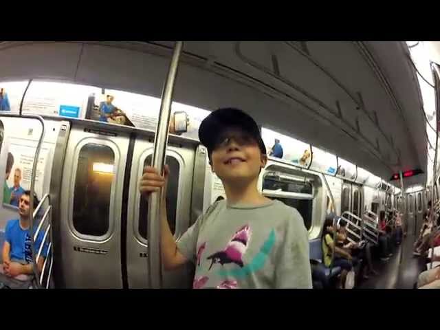 Gypsy Musician Plays For Us On NYC Subway