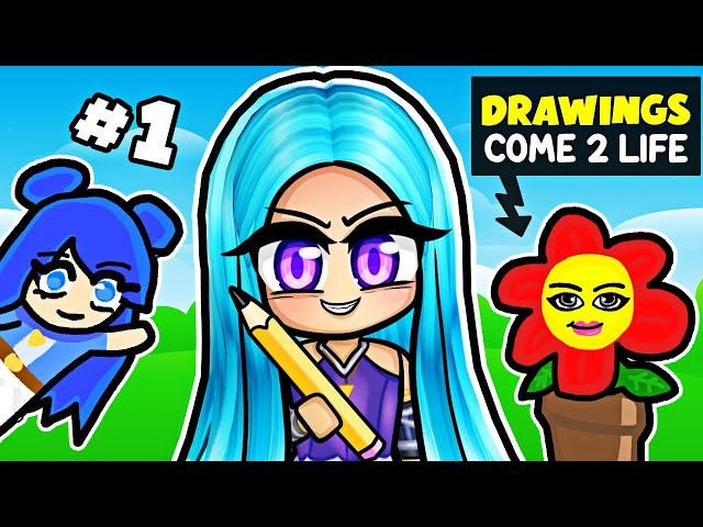 EVERYTHING I DRAW COMES TO LIFE IN ROBLOX!
