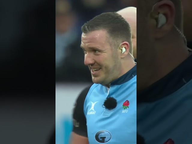 Referee Gets SMASHED Into! 😱🤕  #rugby #gallagherprem #premiershiprugby