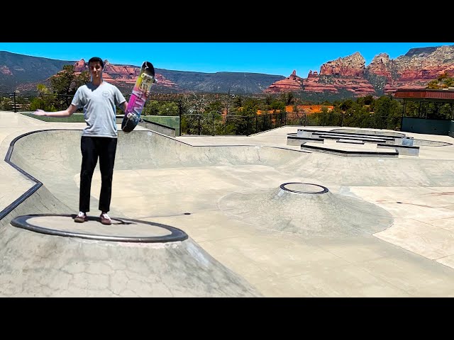 Skating The World's Most Beautiful Skatepark