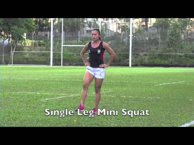 Quads & VMO - Single Leg Mini Squats
