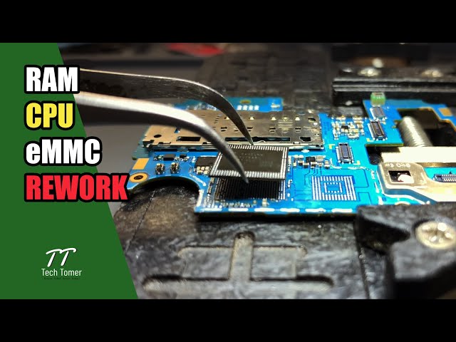 Samsung Galaxy A51 No Power Revived by RAM, CPU, and UFS Rework Tutorial | Tech Tomer