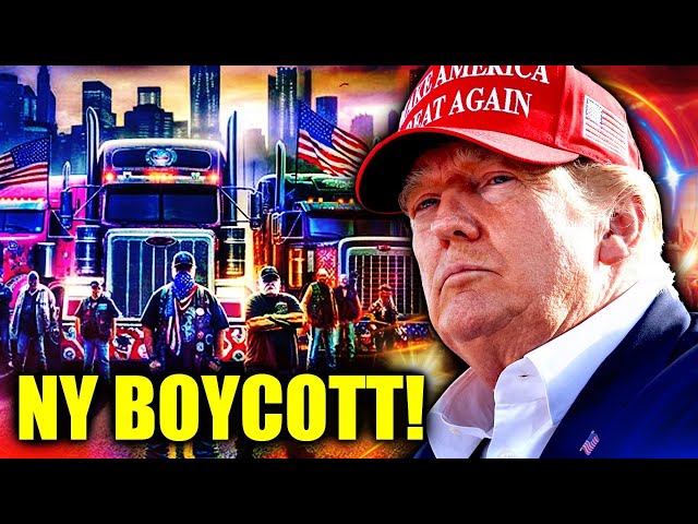 New York Trucker Boycott Gaining Momentum - More Drivers Join! Trump Shows Support