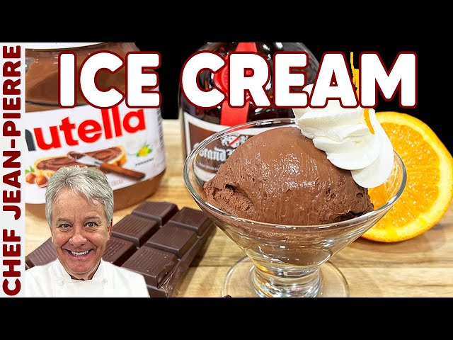 Chocolate Ice Cream Recipe - My Favourite Ever | Chef Jean-Pierre