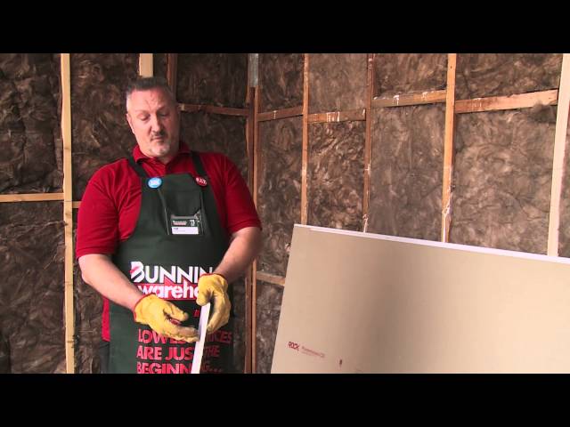 How To Plasterboard A Stud Wall - DIY At Bunnings