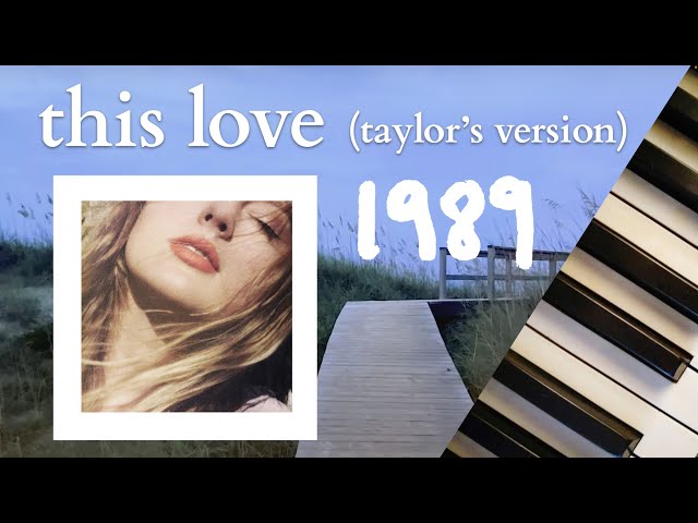 this love (taylor's version) | 1 hour extended calm piano loop | taylor swift ♪