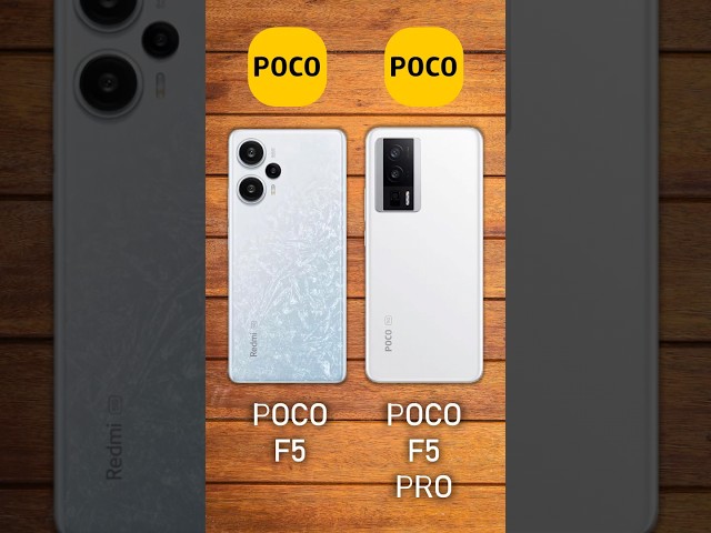Poco F5 vs Poco F5 Pro