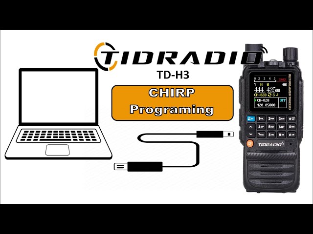TIDRADIO TD-H3 Programing with CHIRP via USB