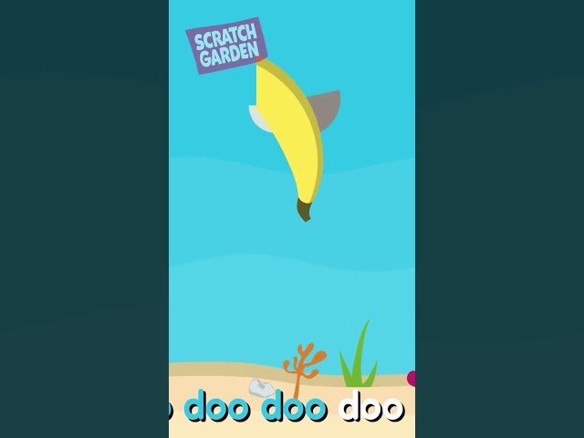 Banana Shark, doo doo doo doo doo #scratchgardensongs #babyshark #bananacollection