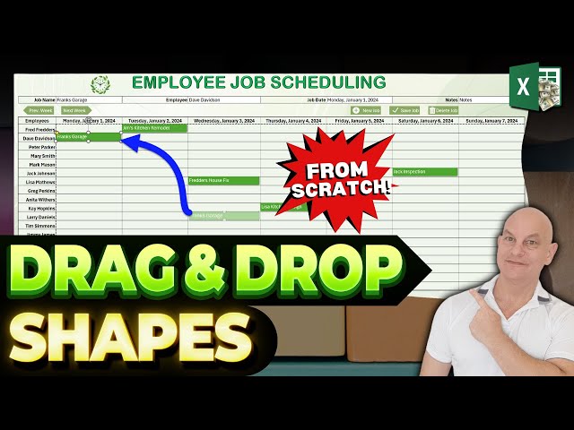 How To Master Drag & Drop Shapes In Excel VBA From Scratch