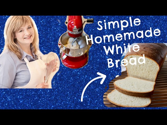 Simple Homemade White Bread (KitchenAid Stand Mixer)
