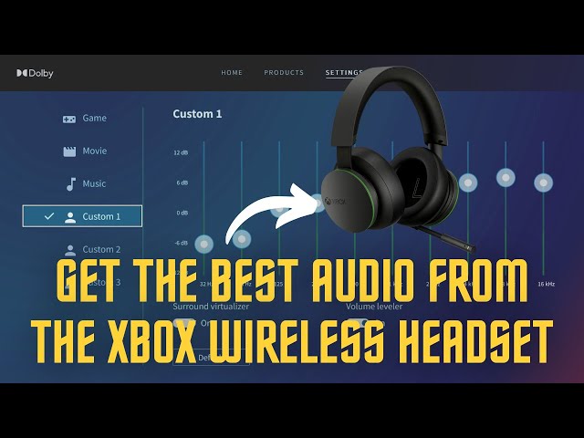 Xbox Wireless Headset Dolby Atmos and EQ Settings