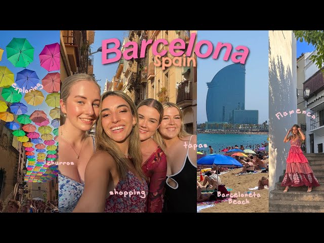 Barcelona Travel Vlog! what to do, eat, see, explore!! I'M IN SPAIN