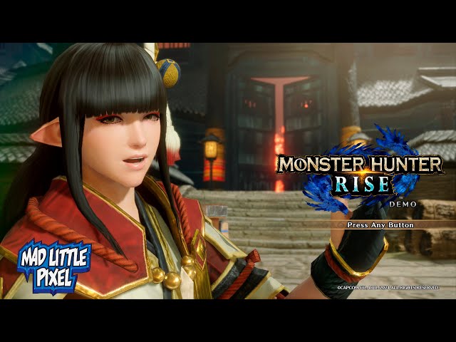 Monster Hunter Rise Nintendo Switch Gameplay! Madlittlepixel