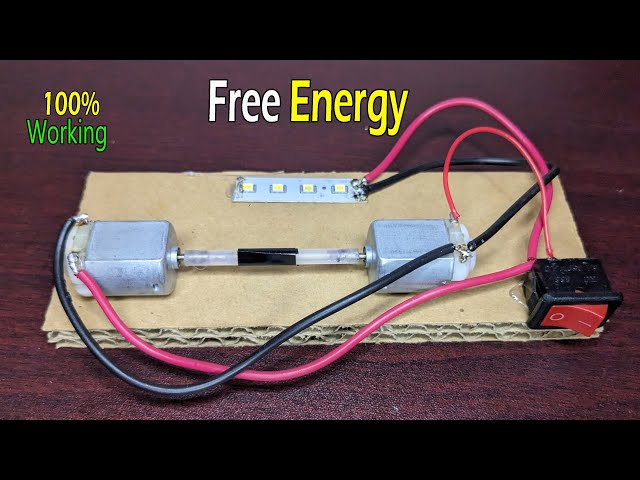 Project | How To Make Free Energy With 2 Motor
