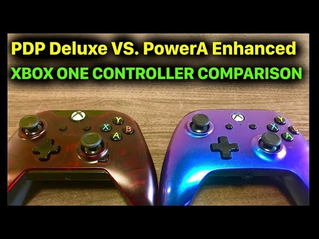 PDP Deluxe vs PowerA Enhanced Xbox One Controller