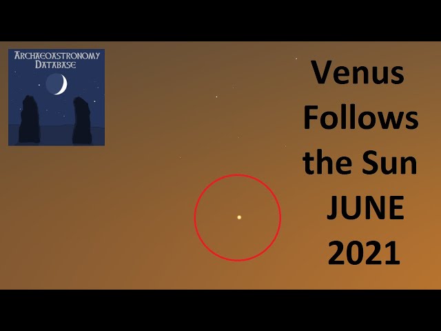 Venus Follows the Sun - June 2021