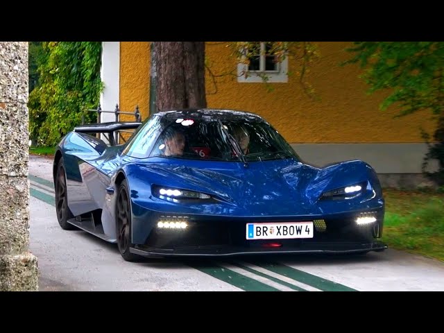 2023 KTM X-BOW GT-XR Acceleration Sound & more Supercars leaving Event!