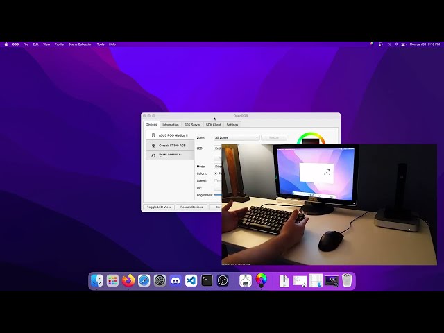 OpenRGB 0.7 Installation with Effects Plugin on MacOS