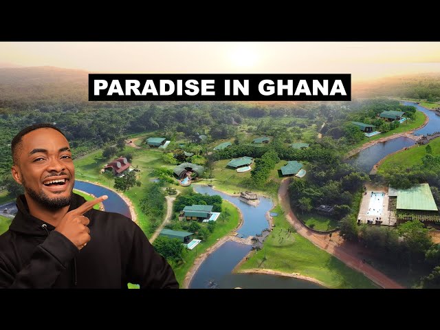 We found the most beautiful resort  in Ghana