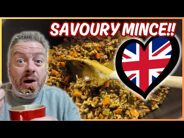 CHEAP EATS - a LOW COST BRITISH CLASSIC! Savoury Mince cooked in a slow cooker!