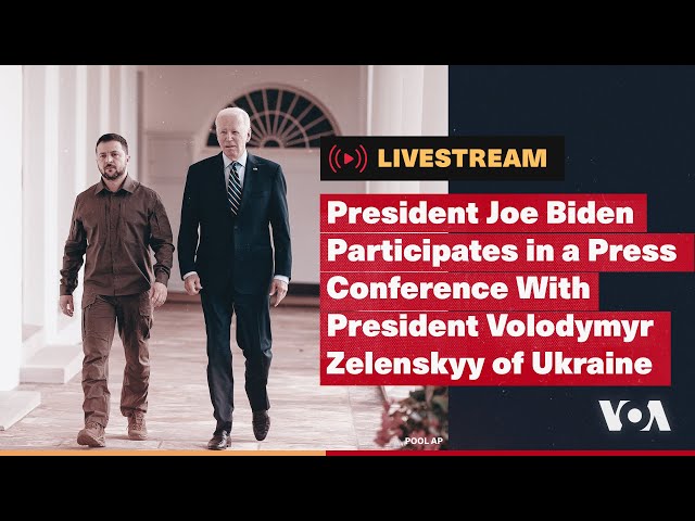 President Joe Biden Participates in a Press Conference With President Volodymyr Zelenskyy of Ukraine