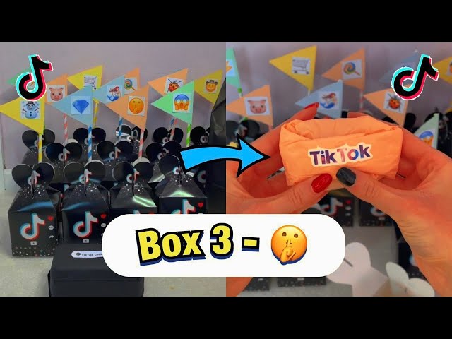 TikTok Mystery Boxes - BOX 3!🤫 *asmr* #Shorts