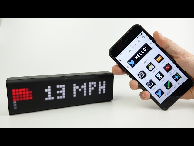 Review: LaMetric Time - WiFi App enabled Smart clock