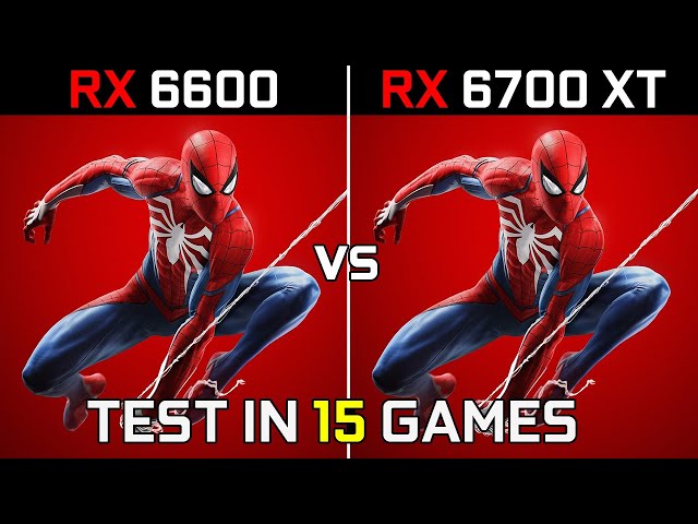 RX 6600 vs RX 6700 XT | Test in 15 New Games | Mega Comparison | 1080p - 1440p | 2022