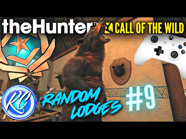 Great One Black Bears Look AMAZING! Random Multiplayer Trophy Lodge Tours #9! | Call of the Wild