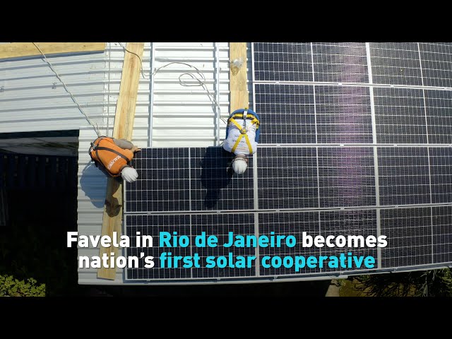 Favela in Rio de Janeiro becomes nation’s first solar cooperative
