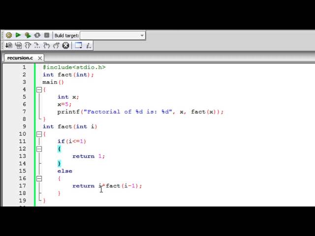 C Programming Tutorial - 77: Recursion in C