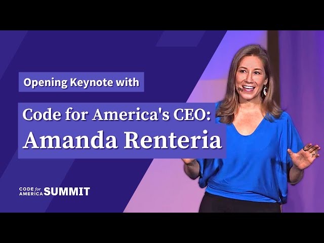 Opening Keynote with Amanda Renteria