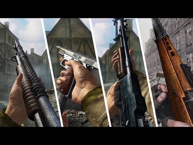 Call of Duty 2 - All Weapons Showcase Reload Animations & Sounds