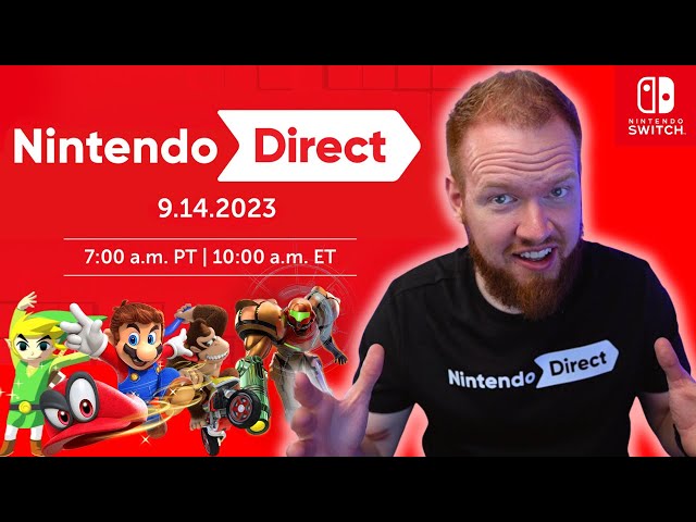 Nintendo Direct 9.14.2023 - Live Reaction - Sunbro Nation