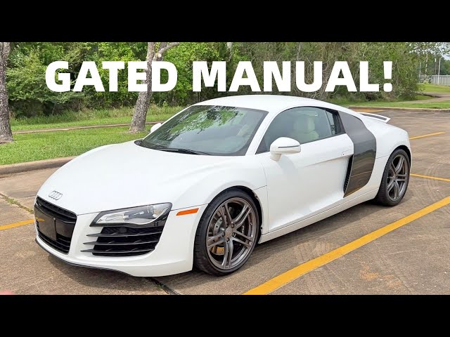 What's it Like To Drive an Audi R8 Gated Manual POV!