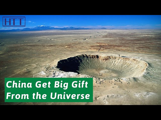 The universe sent China a 10 ton gift! The USA requested to share resources?