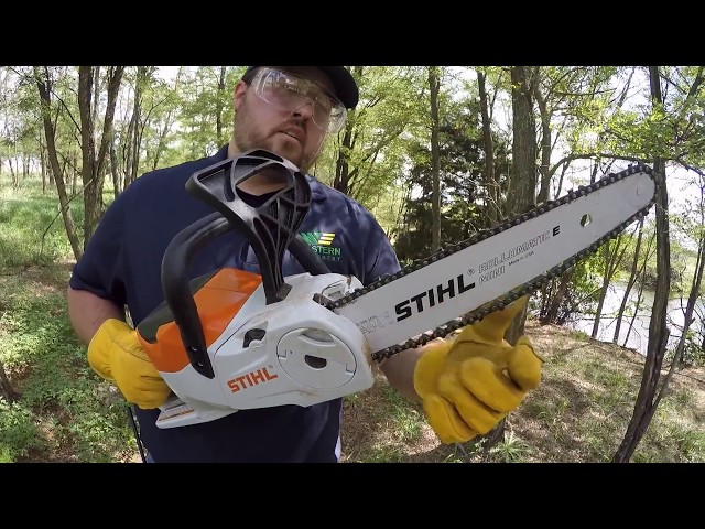 Should you Buy a Battery Powered Chainsaw? Stihl MSA 120 C Raw Review in the woods