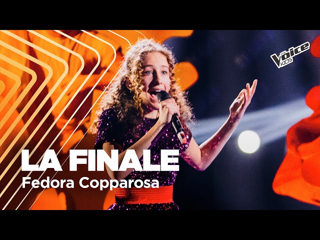 Fedora canta “Amare” de La rappresentate di lista | The Voice Italy Kids | Finale