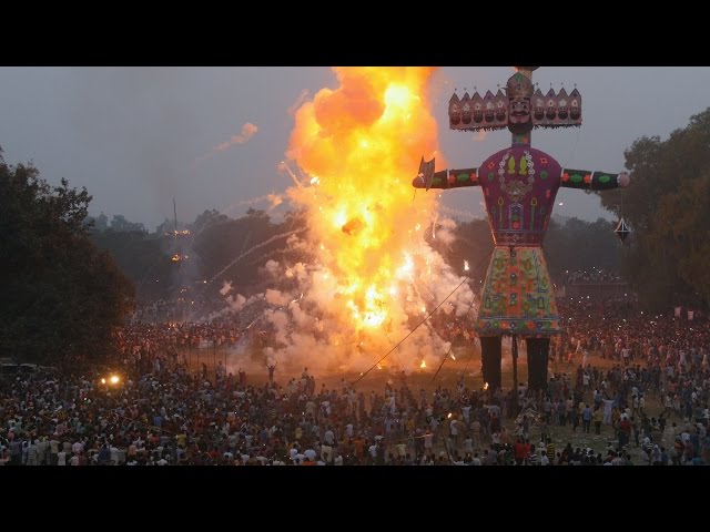 Dussehra Festival - Burning Ravana Effigies in Amritsar, Religion in India