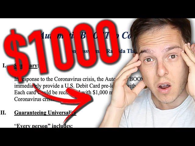 $1000 Per Month For EVERYONE | New Stimulus Explained