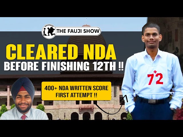 NDA Recommended First Attempt !! 400+ NDA Written Score ft NDA Recommended Abhishek Ep-194