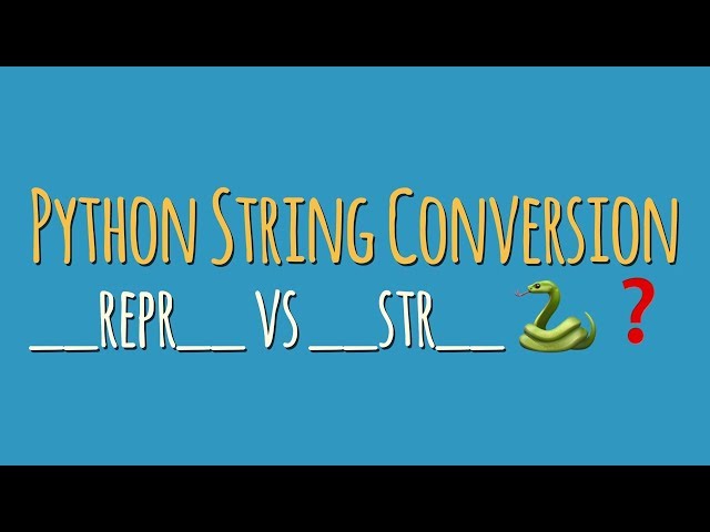 String Conversion in Python: When to Use __repr__ vs __str__