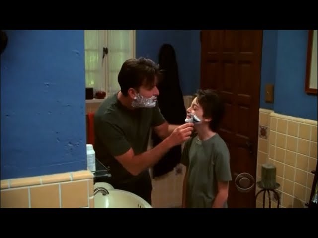 Two and a Half Men - Charlie as a Father [HD]
