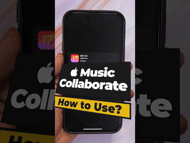 Collaborative #Music Playlist in iOS 17.3, 🔥 How to use in iPhone?
