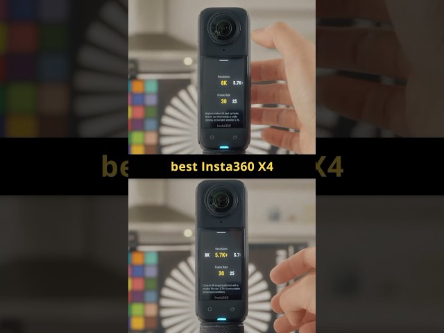 Insta360 X4 Best Settings? 8K vs 5.7K+ vs X3 vs One RS 1-inch 360 Image Quality Showdown